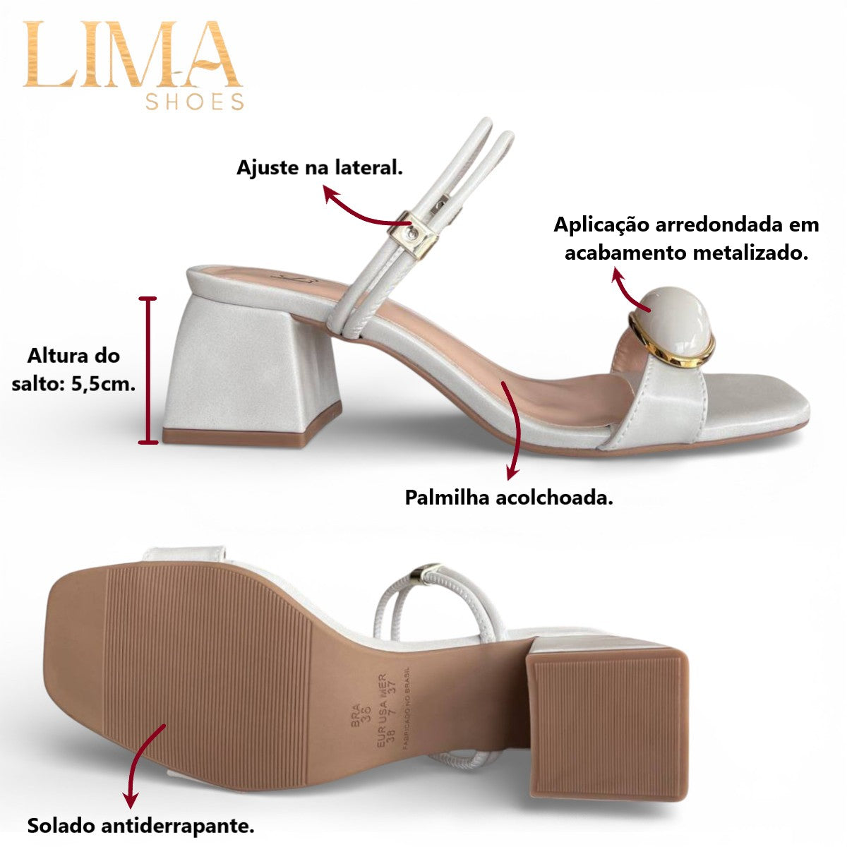 Sandália Lima Shoes Ref. M-4840