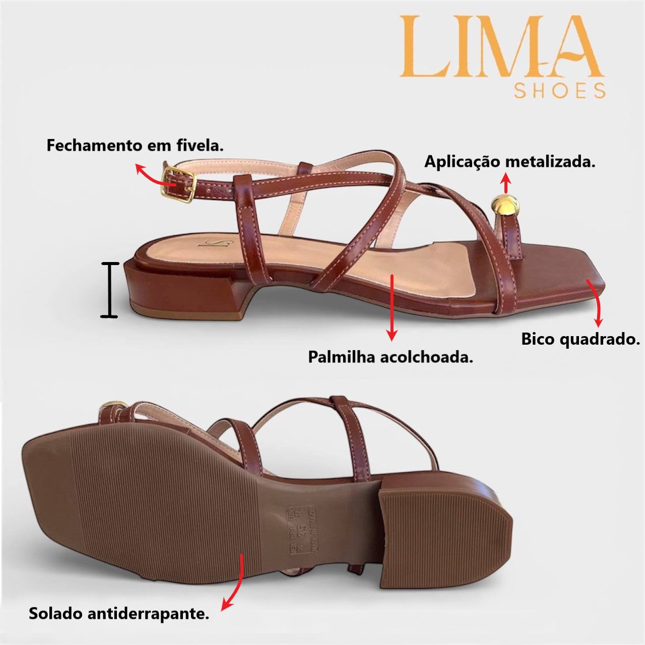 Sandália Lima Shoes Ref. M-4618