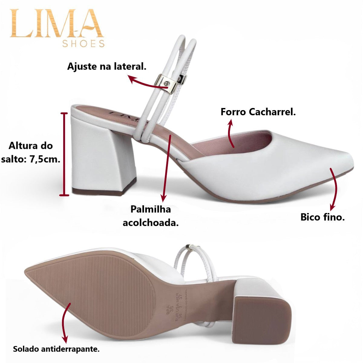 Scarpin Lima Shoes Ref. 1204