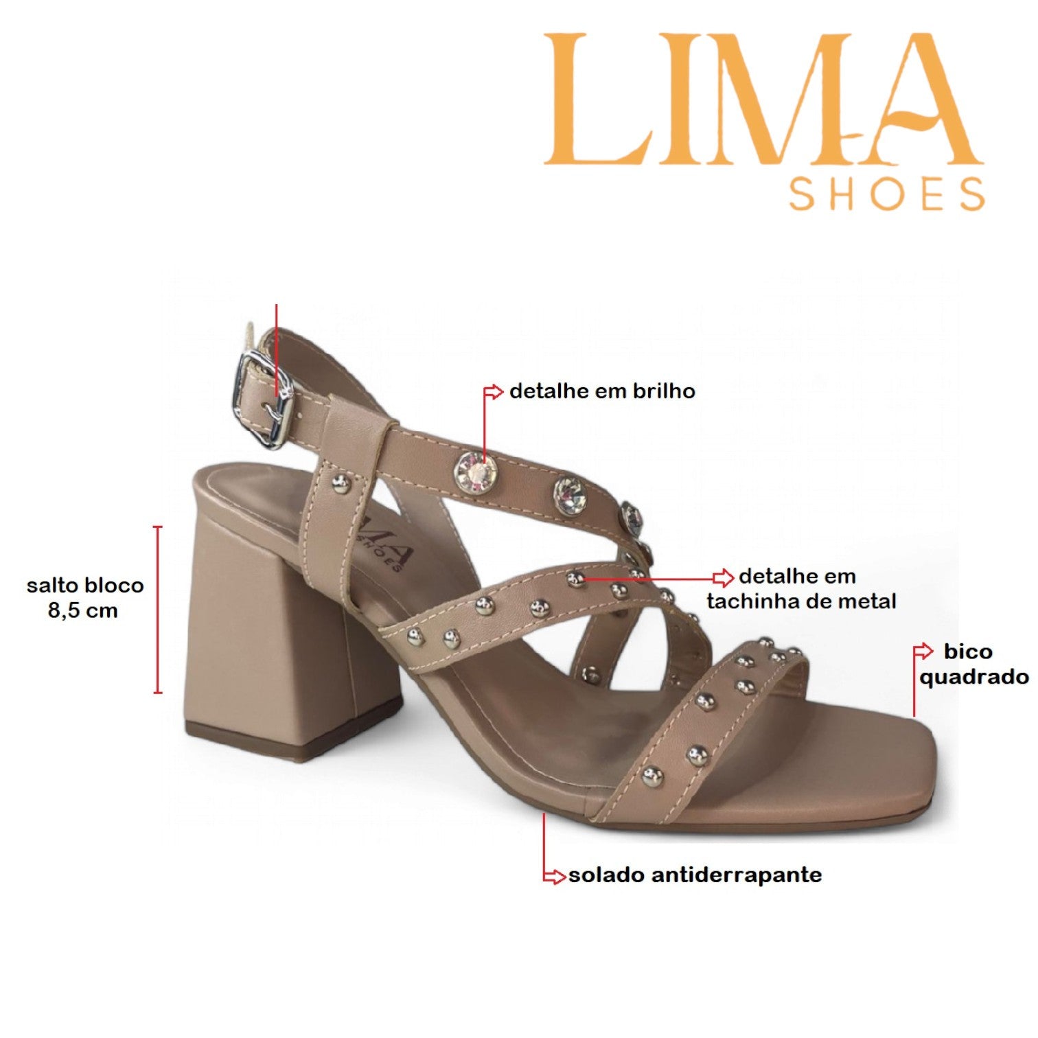 Sandália Lima Shoes ref.3322