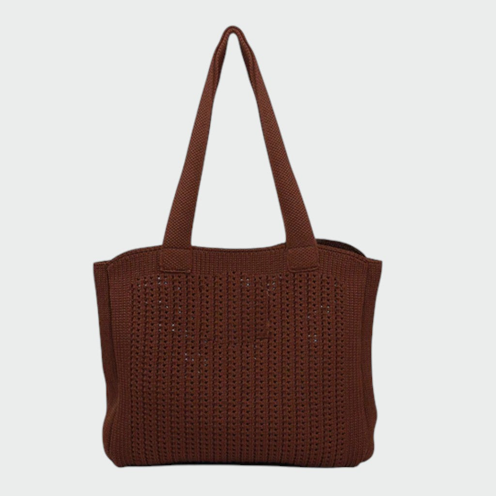 Bolsa Crochê Classe Couro Lilla ref. 3308